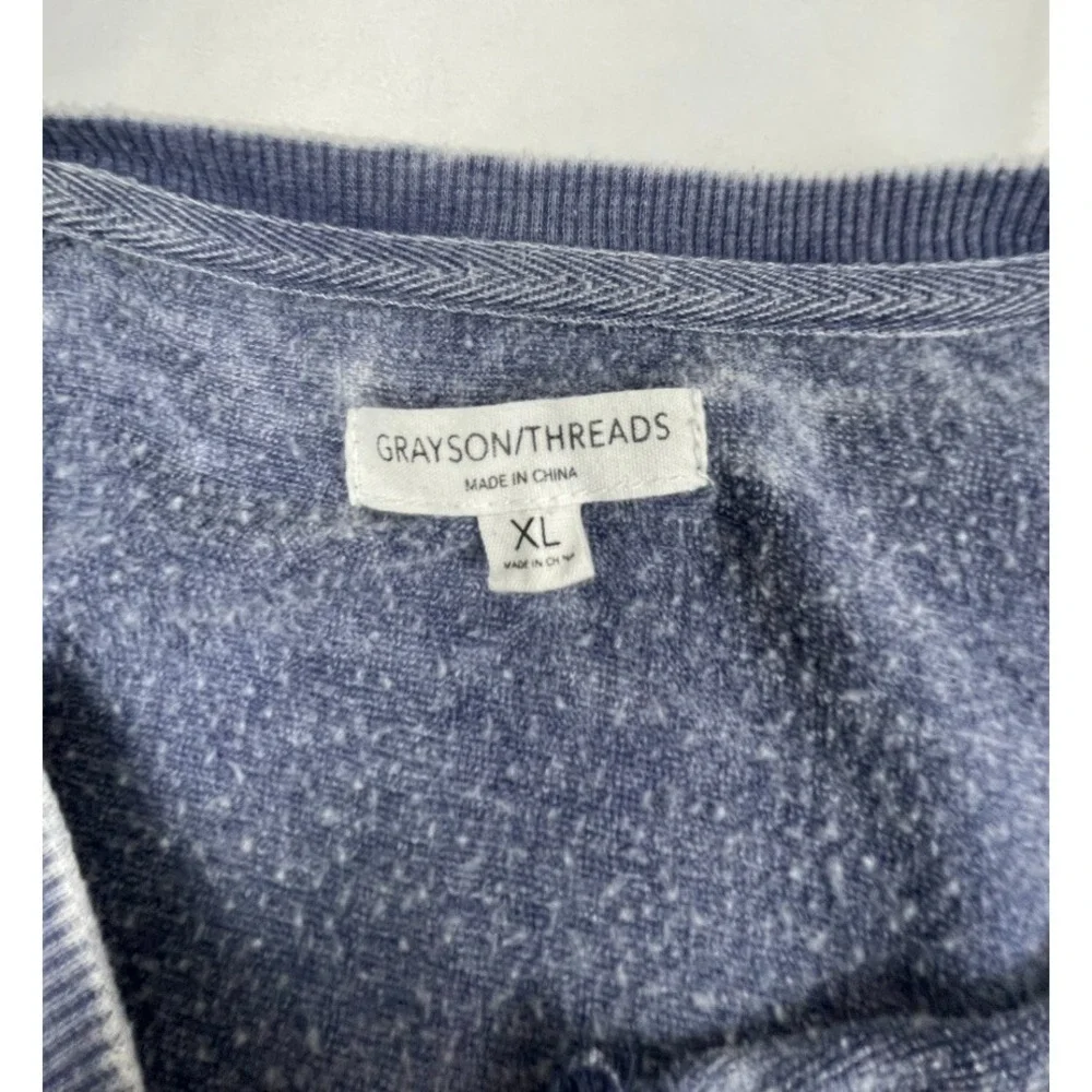 GRAYSON THREADS MONTANA CREWNECK SWEATSHIRT BLUE GRAPHIC PULLOVER ADULT XL